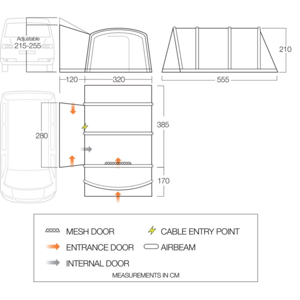  Vango Galli CC II Air Mid Awning