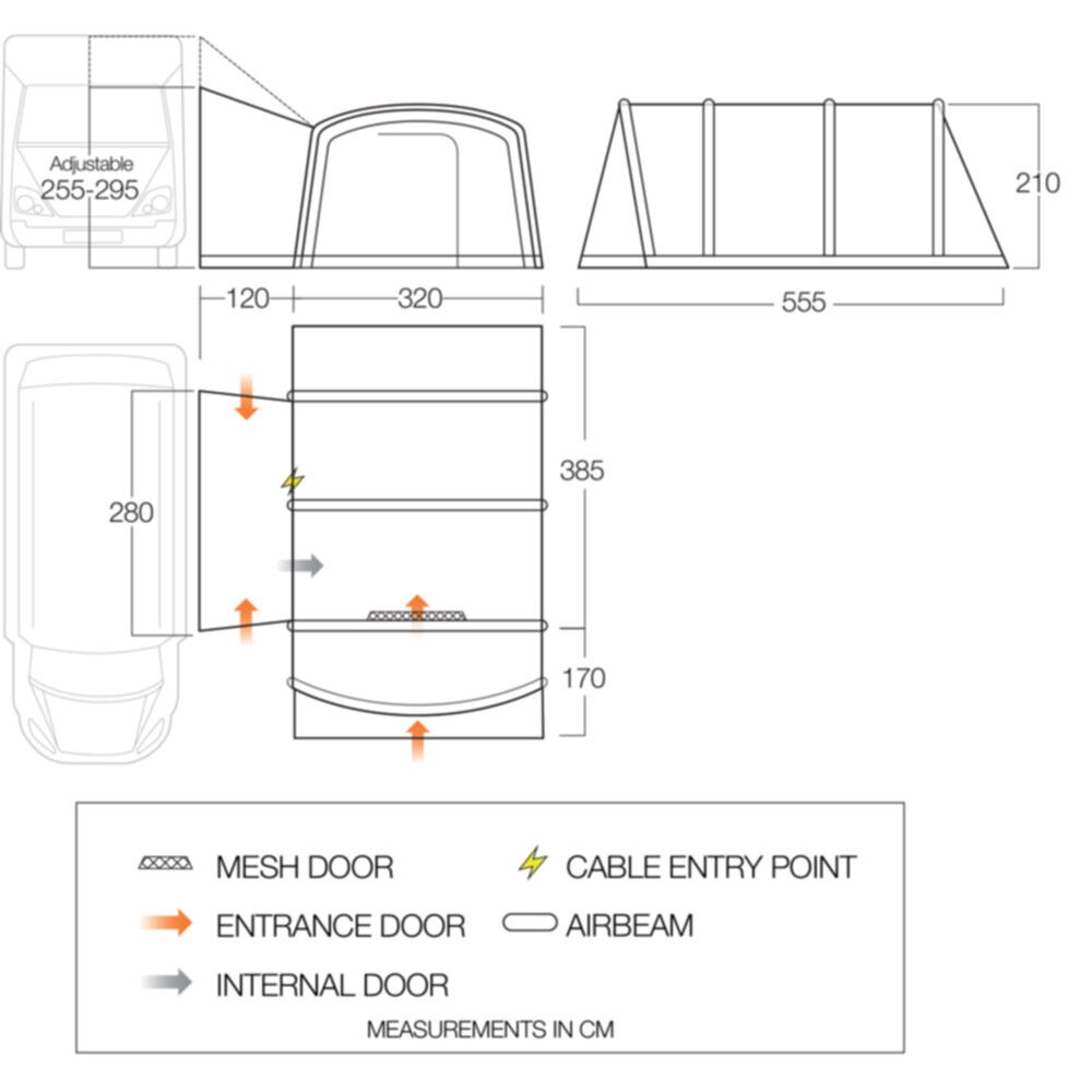  Vango Galli CC II Air Tall Awning