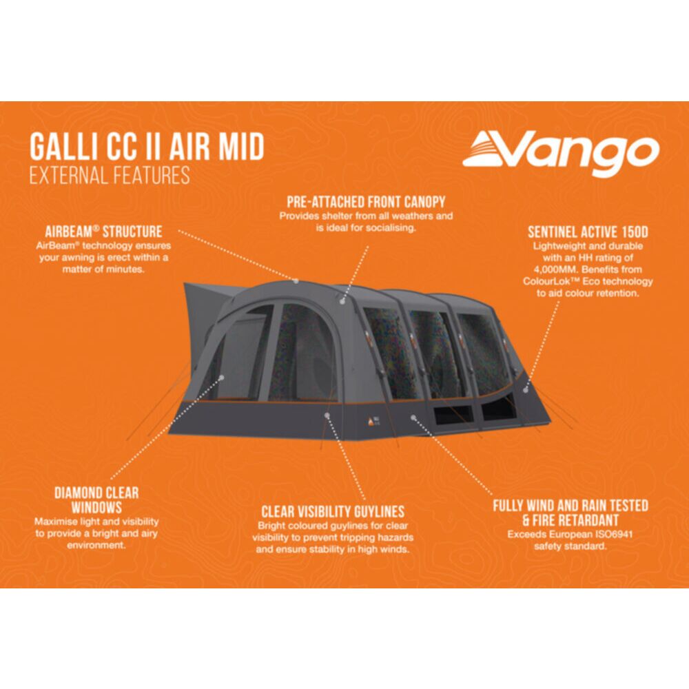  Vango Galli CC II Air Mid Awning