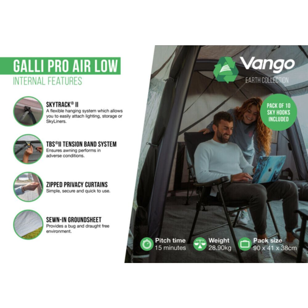Vango Airbeam Vango Galli Pro Air Low Awning