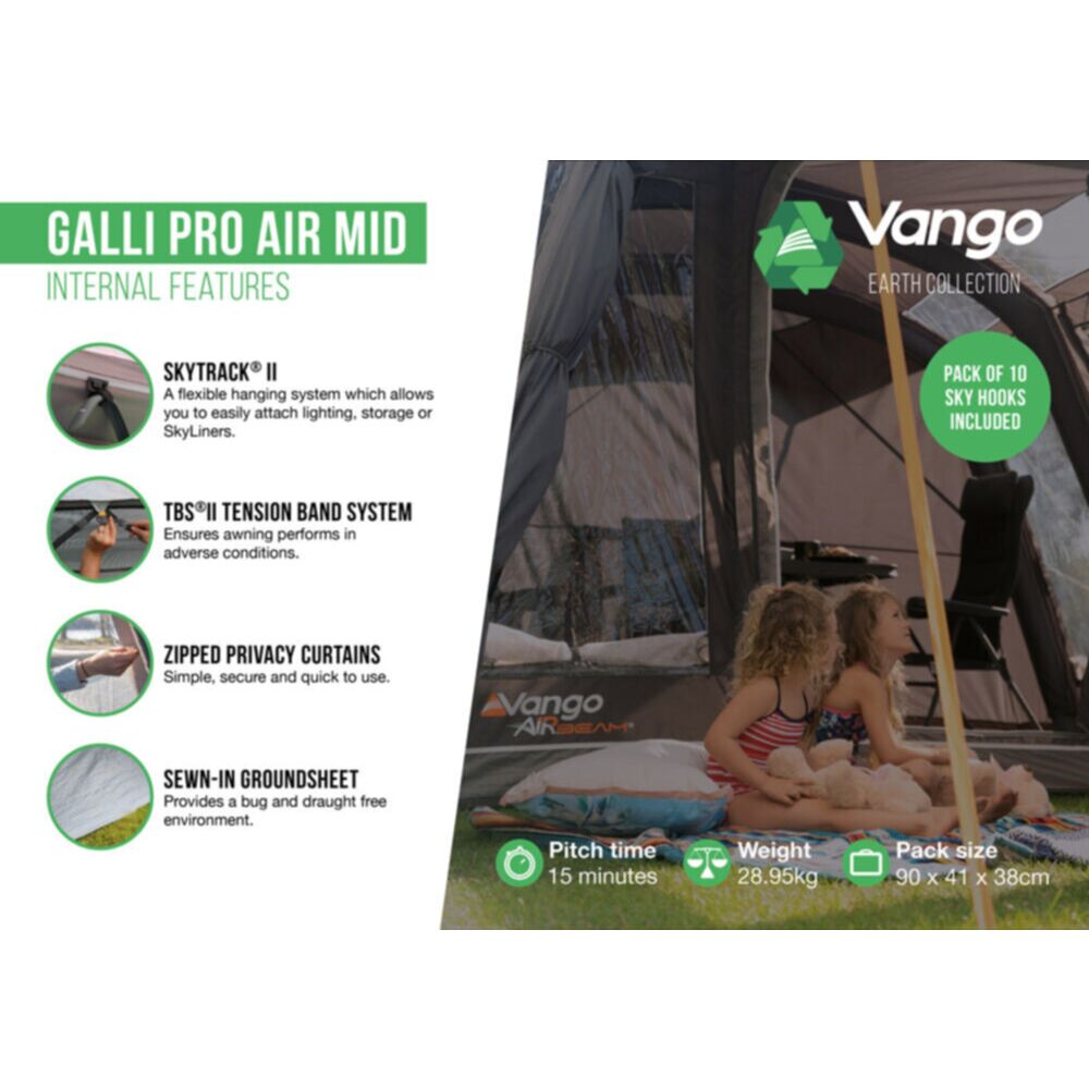 Vango Airbeam Vango Galli Pro Air Mid Awning