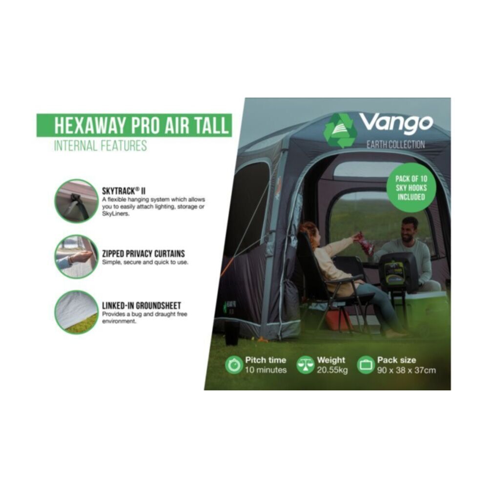 Vango Airbeam Vango Hexaway Pro Air Mid Awning