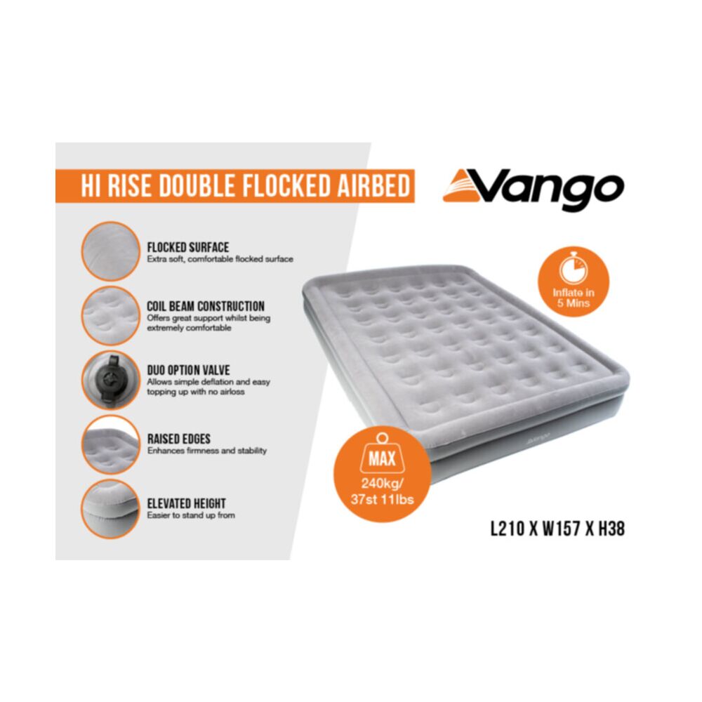 Vango Hi Rise Double Airbed