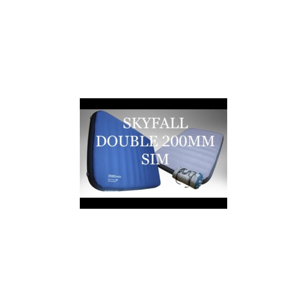  Outdoor Revolution Skyfall 200mm Double Self Inflating Mattress