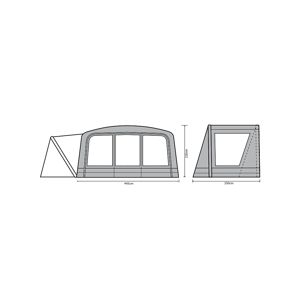  Outdoor Revolution Kalahari PC 9.0 DSE Front Porch Extension