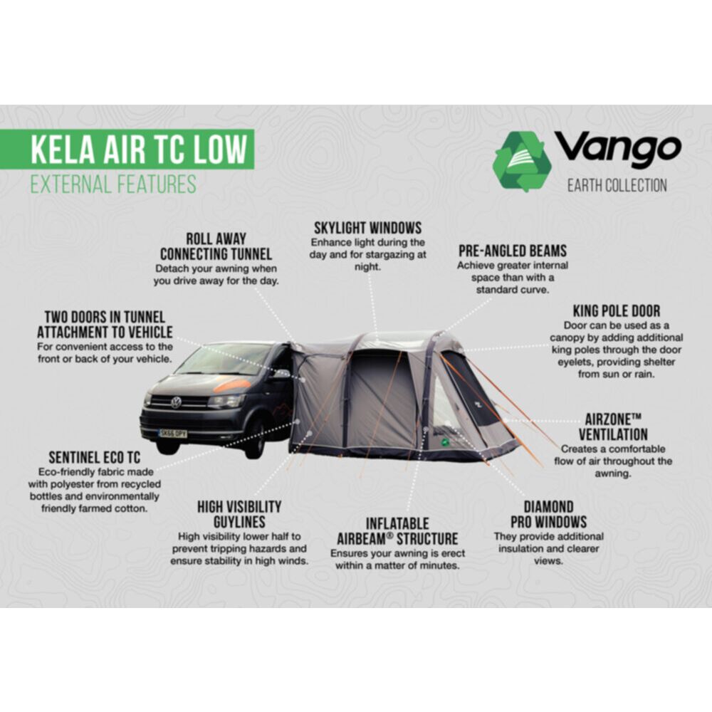 Vango Airbeam Vango Kela Air TC Low Awning