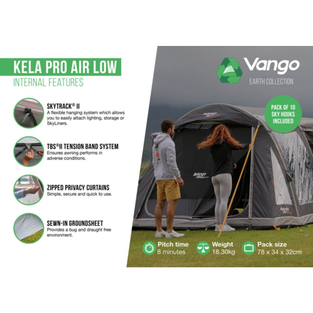 Vango Airbeam Vango Kela Pro Air Awning Low
