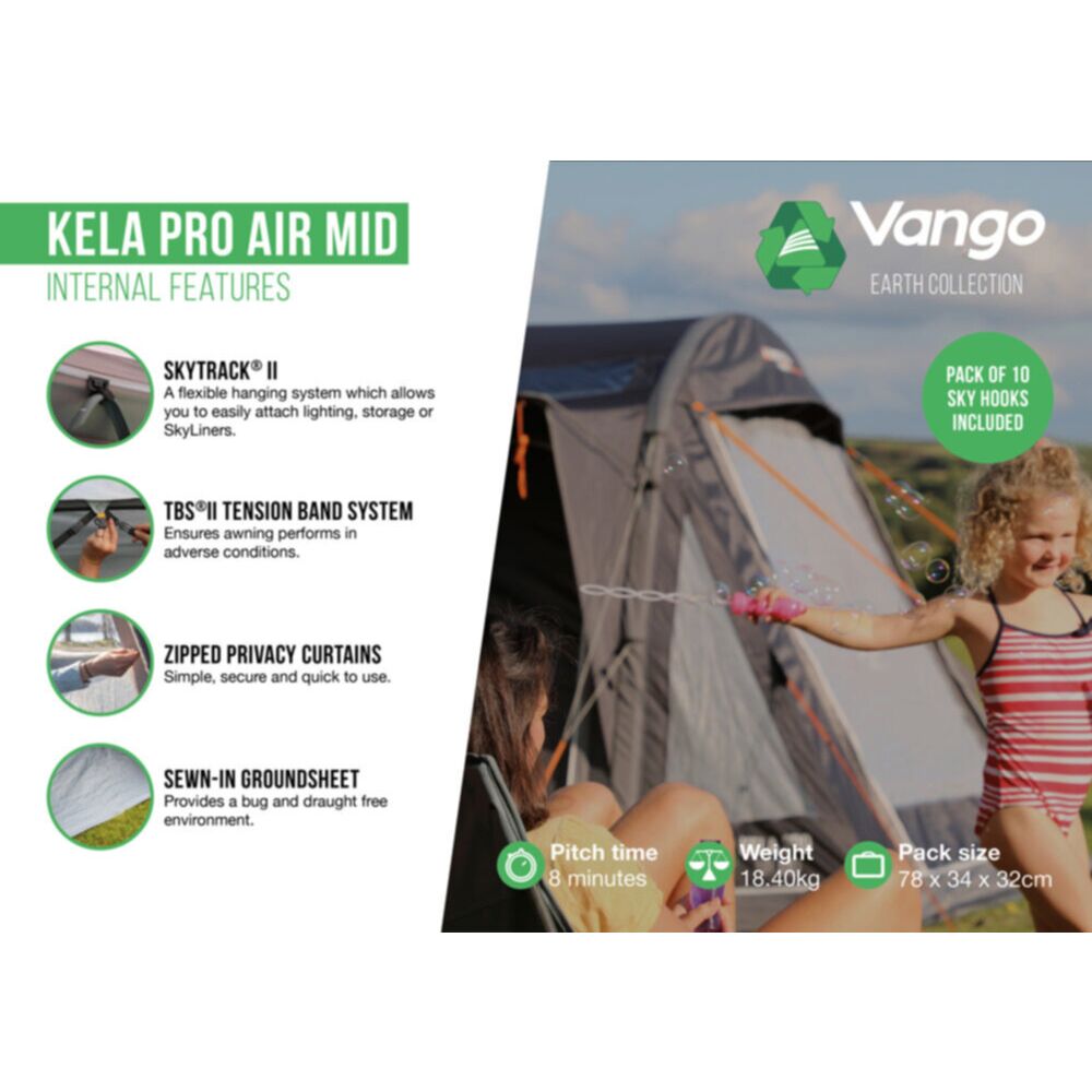 Vango Airbeam Vango Kela Pro Air Awning Mid