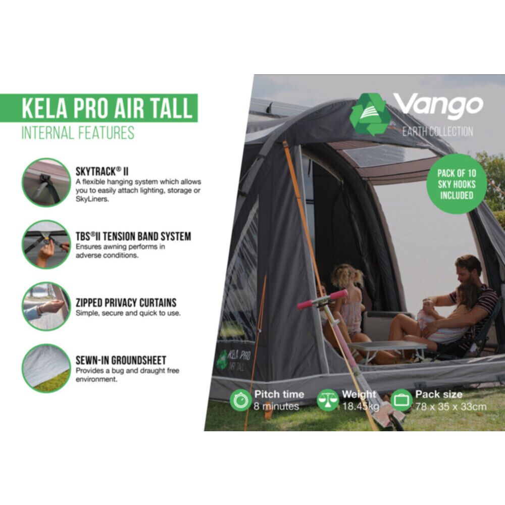 Vango Airbeam Vango Kela Pro Air Awning Tall