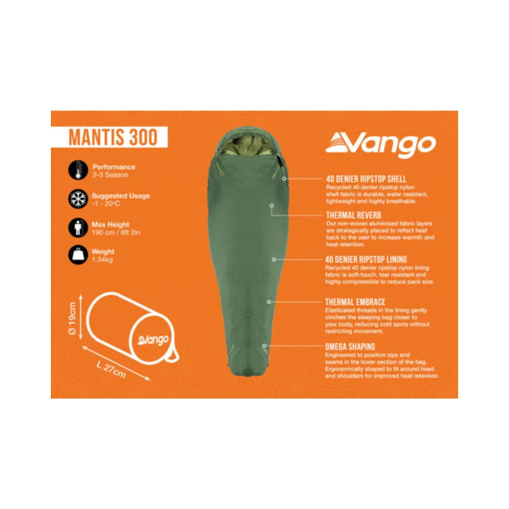  Vango Mantis 300 Sleeping Bag
