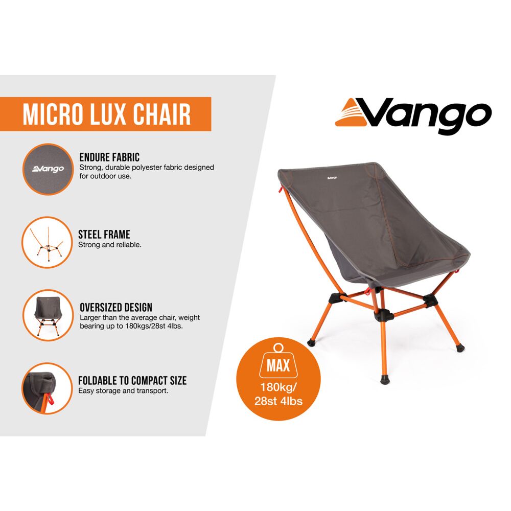  Vango Micro Lux Chair (India Ink)