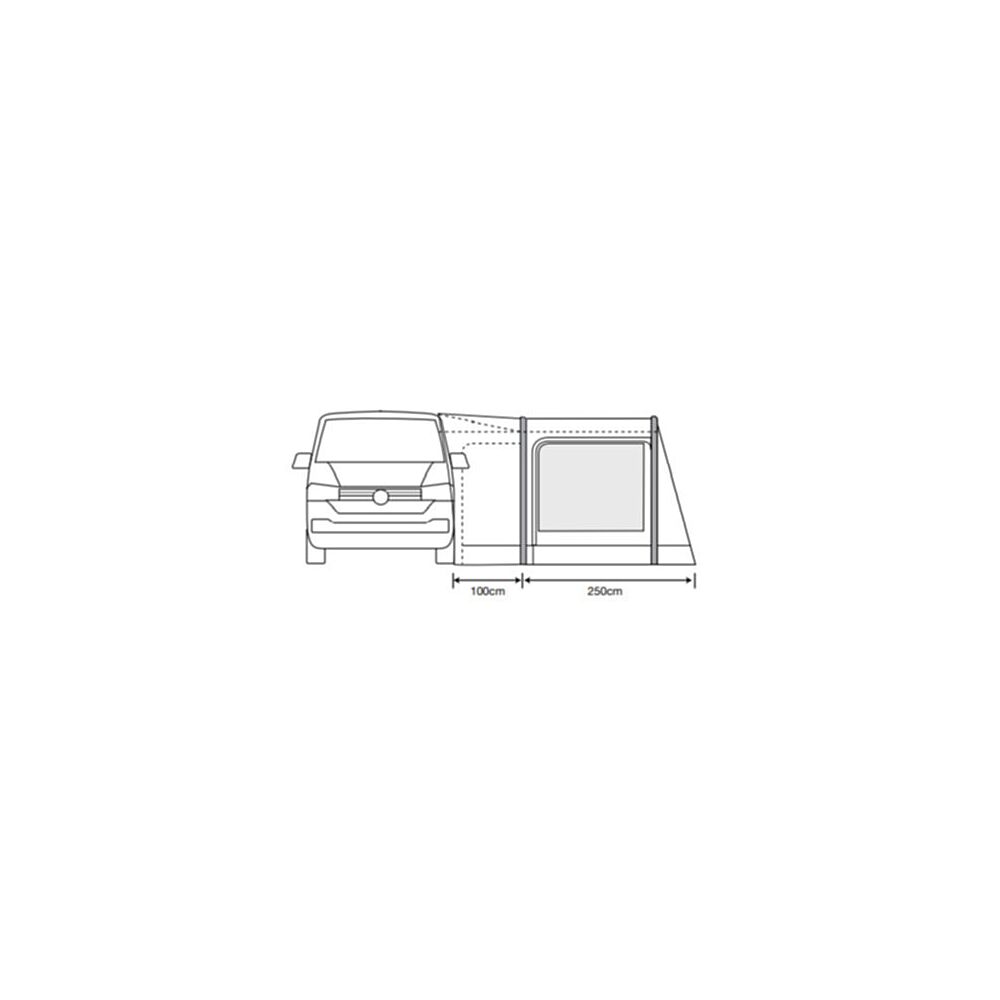  Outdoor Revolution Movelite T2R Low Awning (180-220cm)