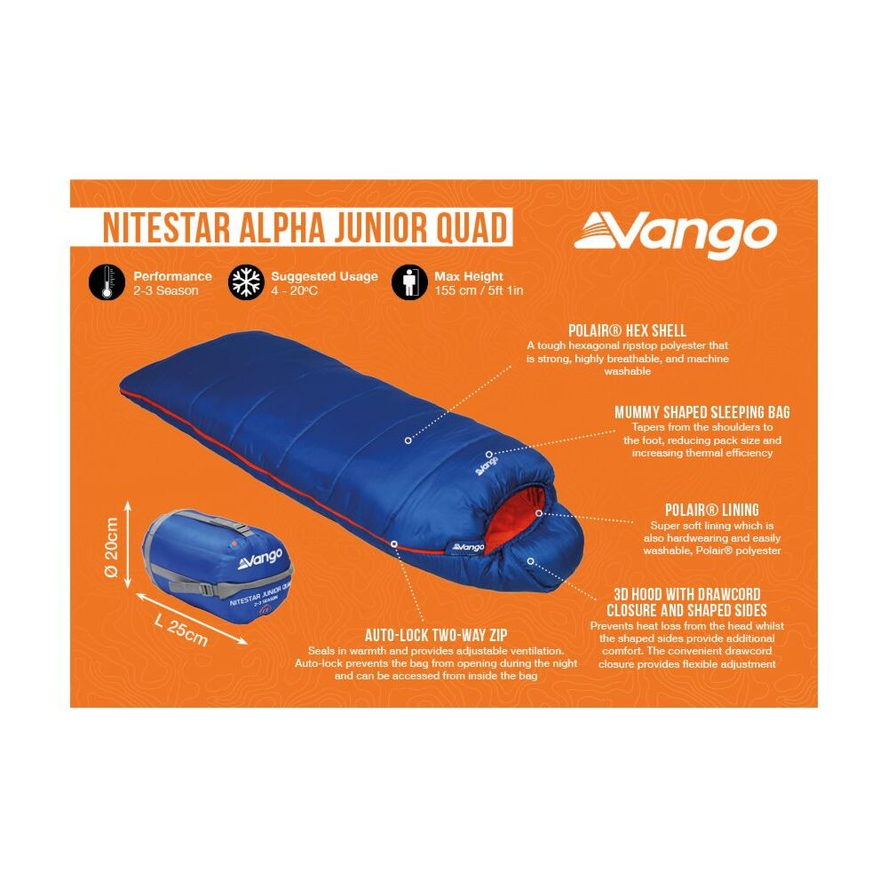  Vango Nitestar Alpha Junior Quad