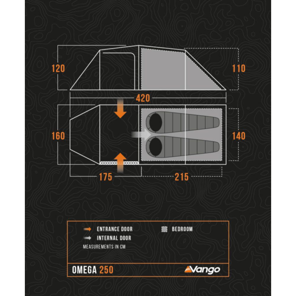  Vango Omega 250 Tent (2025)