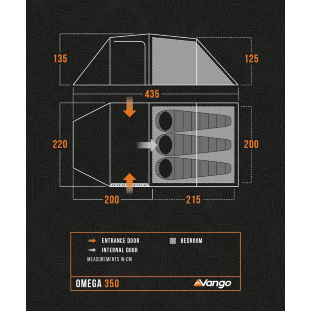  Vango Omega 350 Tent (2025)