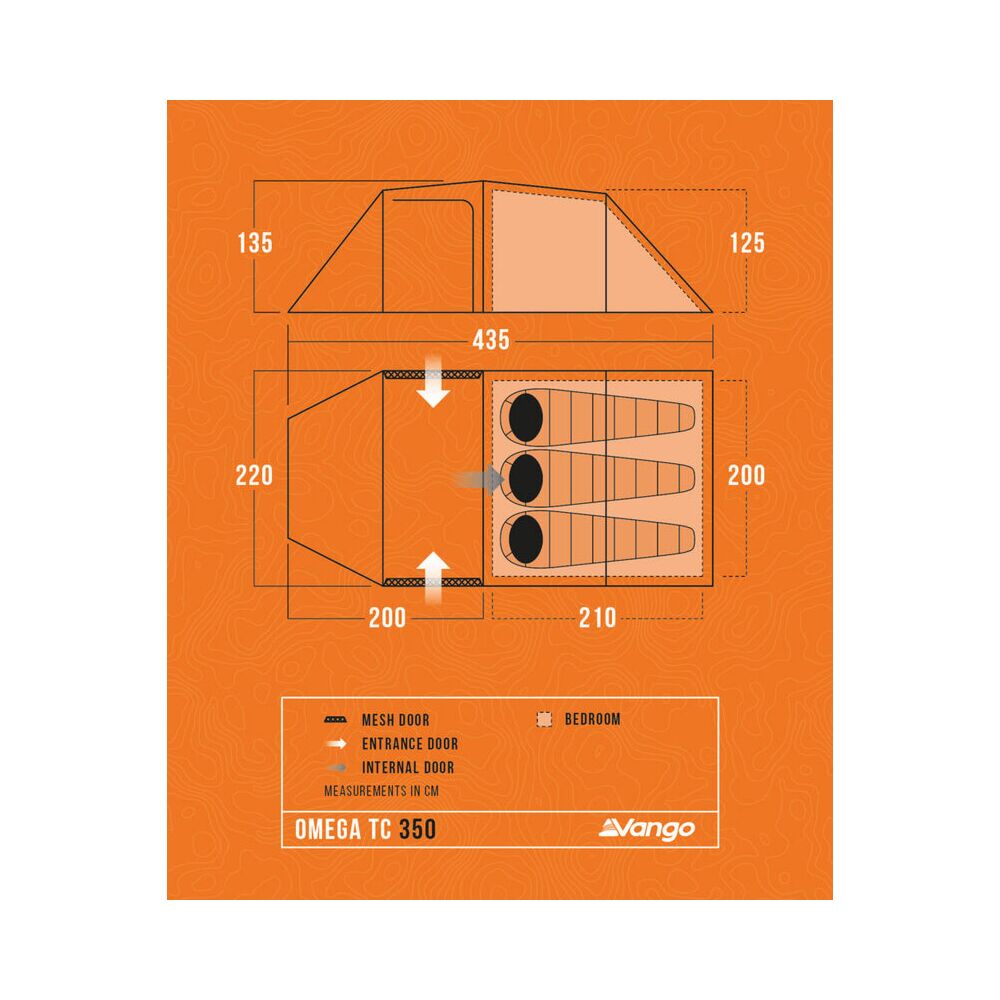  Vango Omega TC 350 Tent (2025)