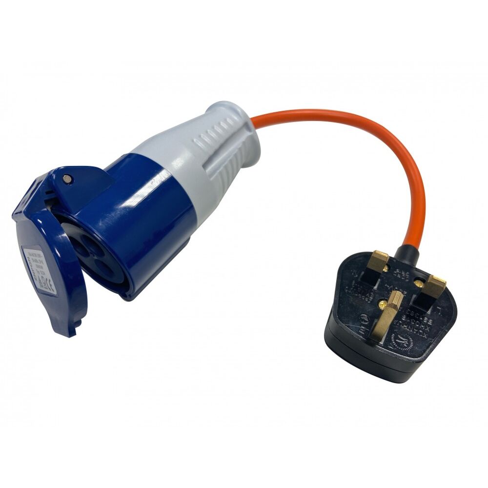  Outdoor Revolution UK Mains Adaptor 13a Plug To Caravan Mains Socket