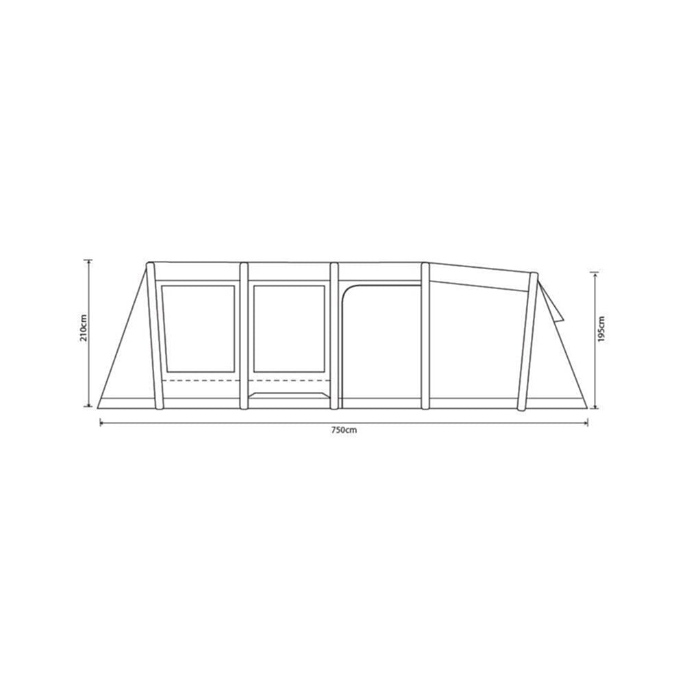  Outdoor Revolution Camp Star 700 Air Tent Bundle