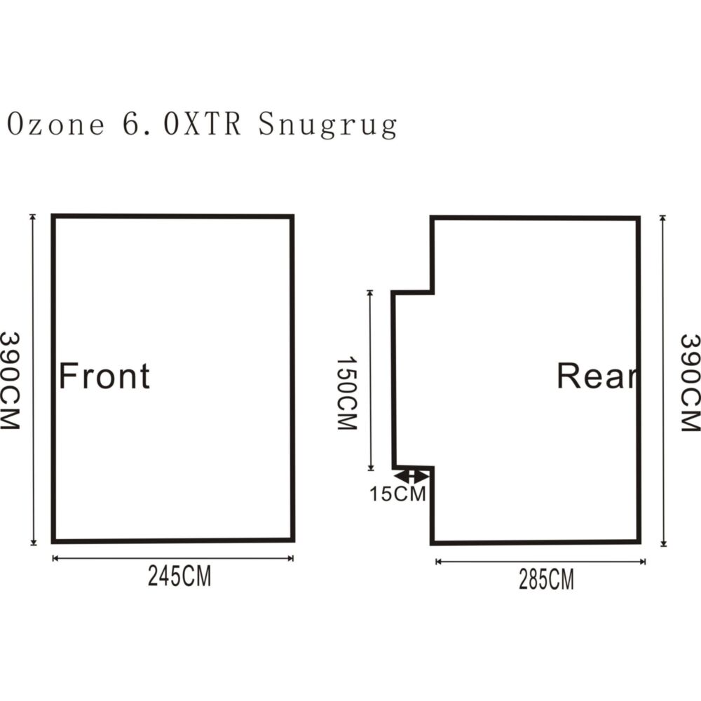  Outdoor Revolution O-Zone 6.0 XTRv Snugrug