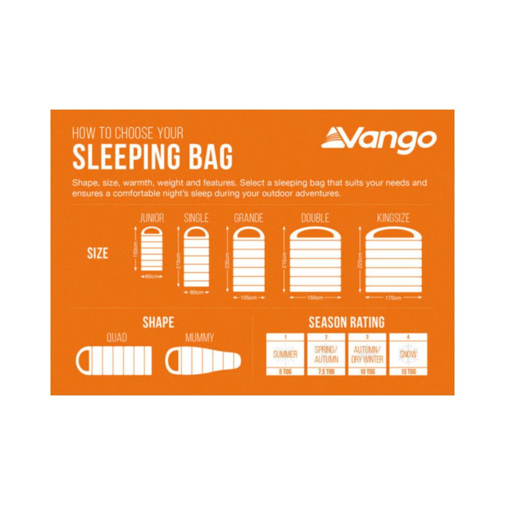  Vango Stellar Junior Sleeping Bag