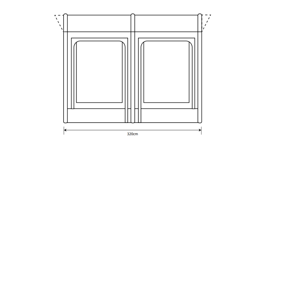  Outdoor Revolution Sportlite Air 320 Caravan Awning