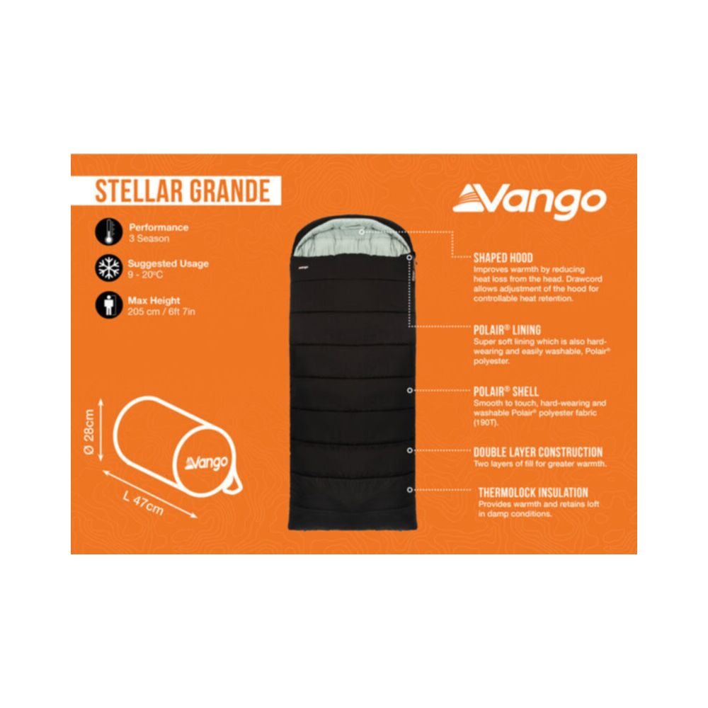  Vango Stellar Grande Sleeping Bag
