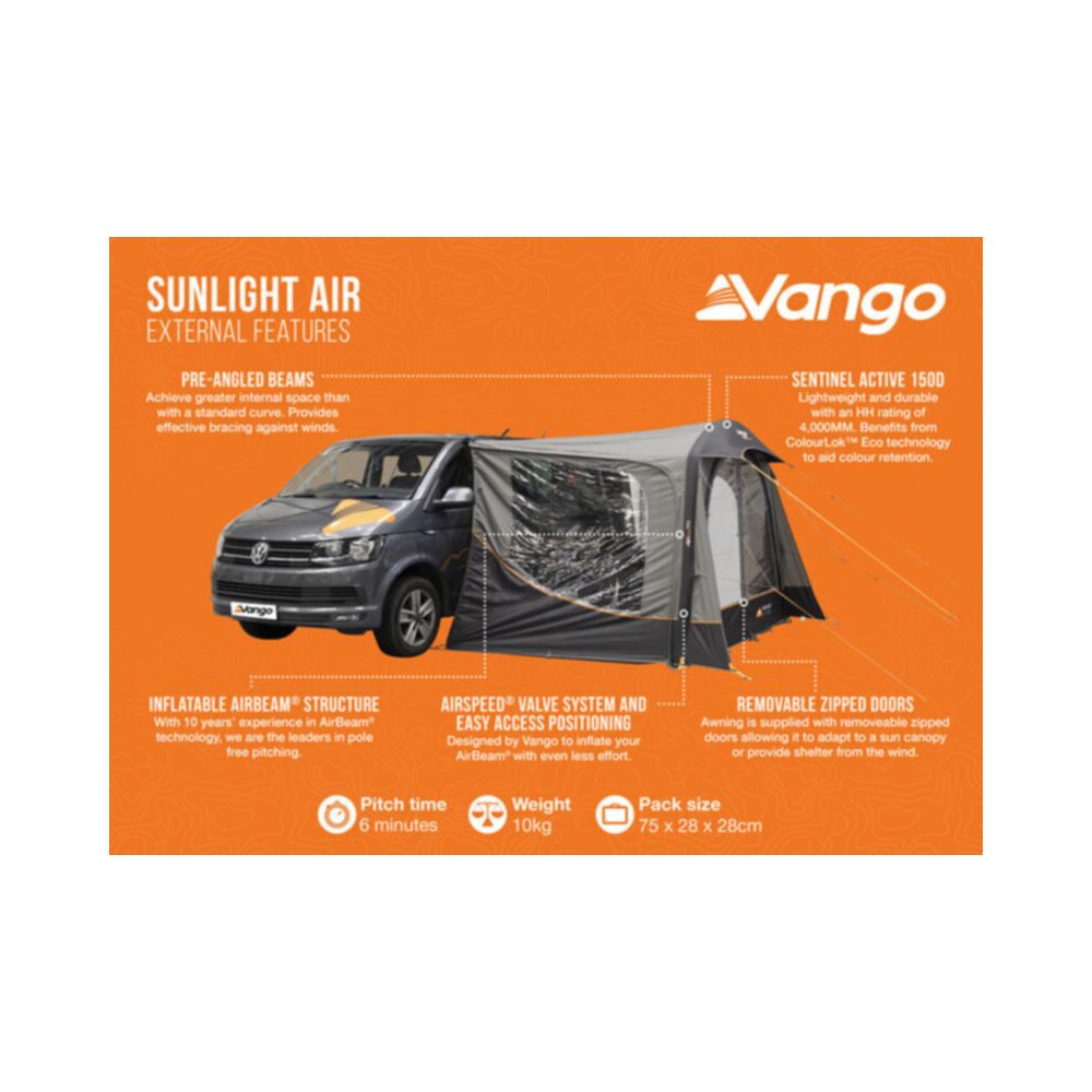 Vango Airbeam Vango Sunlight Air Low Awning (2025)