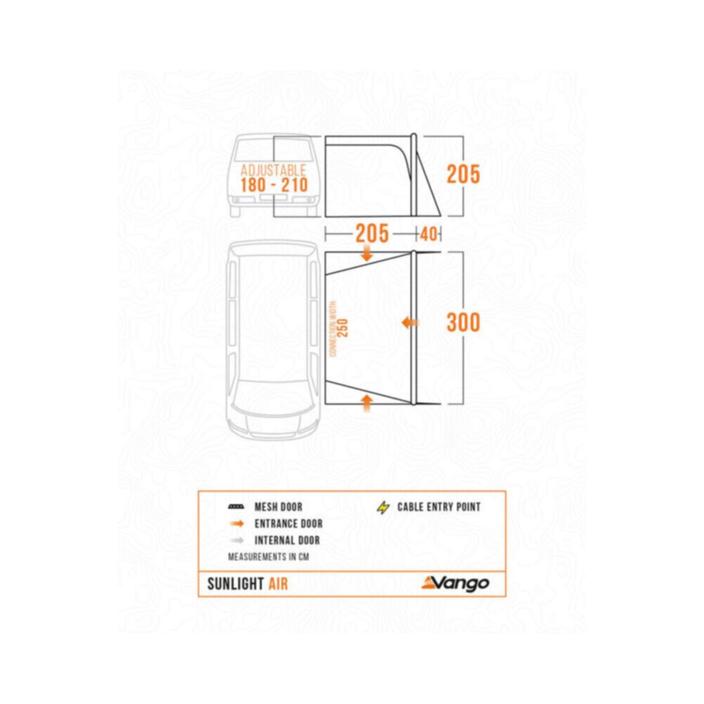 Vango Airbeam Vango Sunlight Air Low Awning (2025)