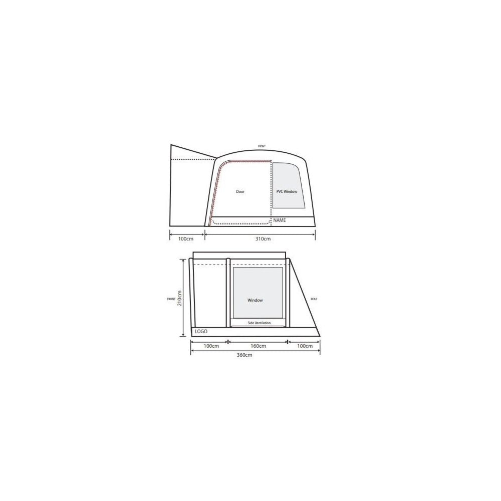  Outdoor Revolution Cayman Air T3 Lite Low With Footprint (2025)
