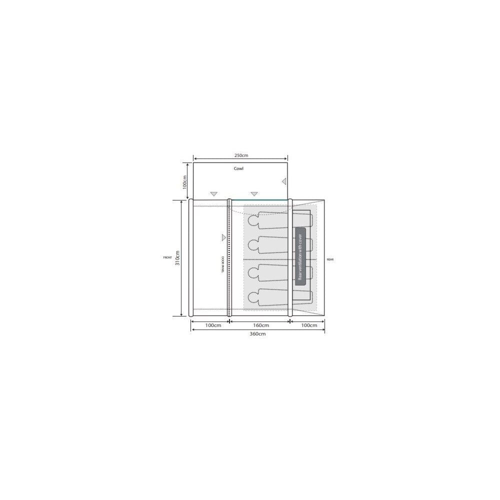  Outdoor Revolution Cayman Air T3 Lite Mid With Footprint (2025)