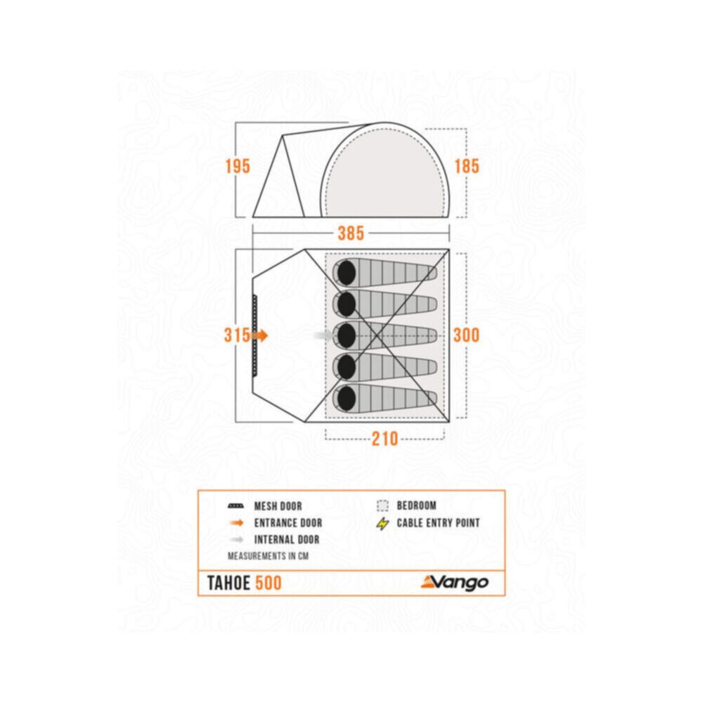  Vango Tahoe 500 Tent (2025)