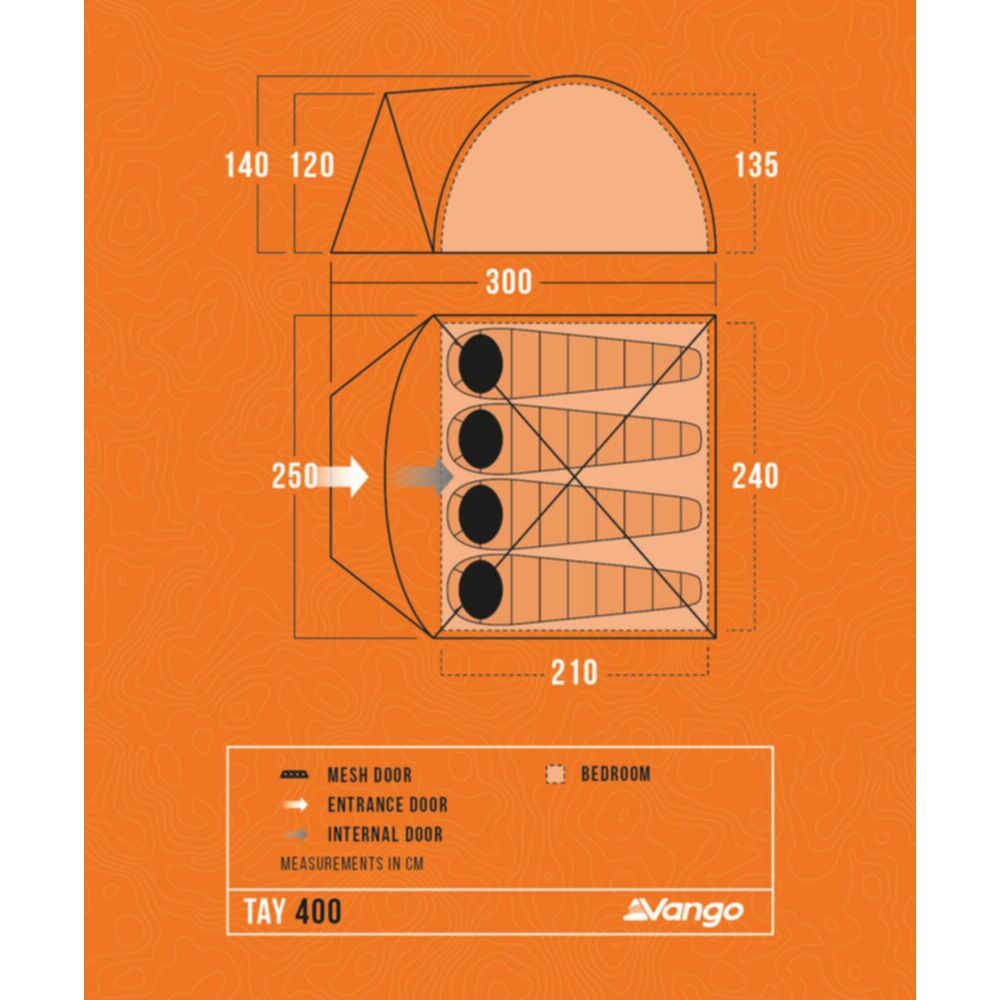  Vango Tay 400 Tent (2025)