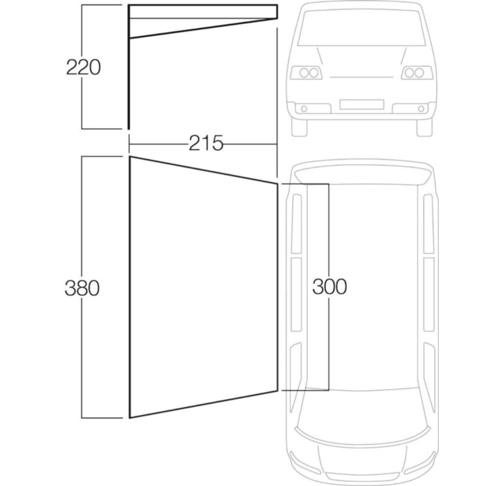  Vango Poled Sun Canopy (3m)