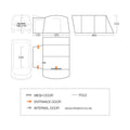  Vango Galli Low Poled Awning (180-210cm)