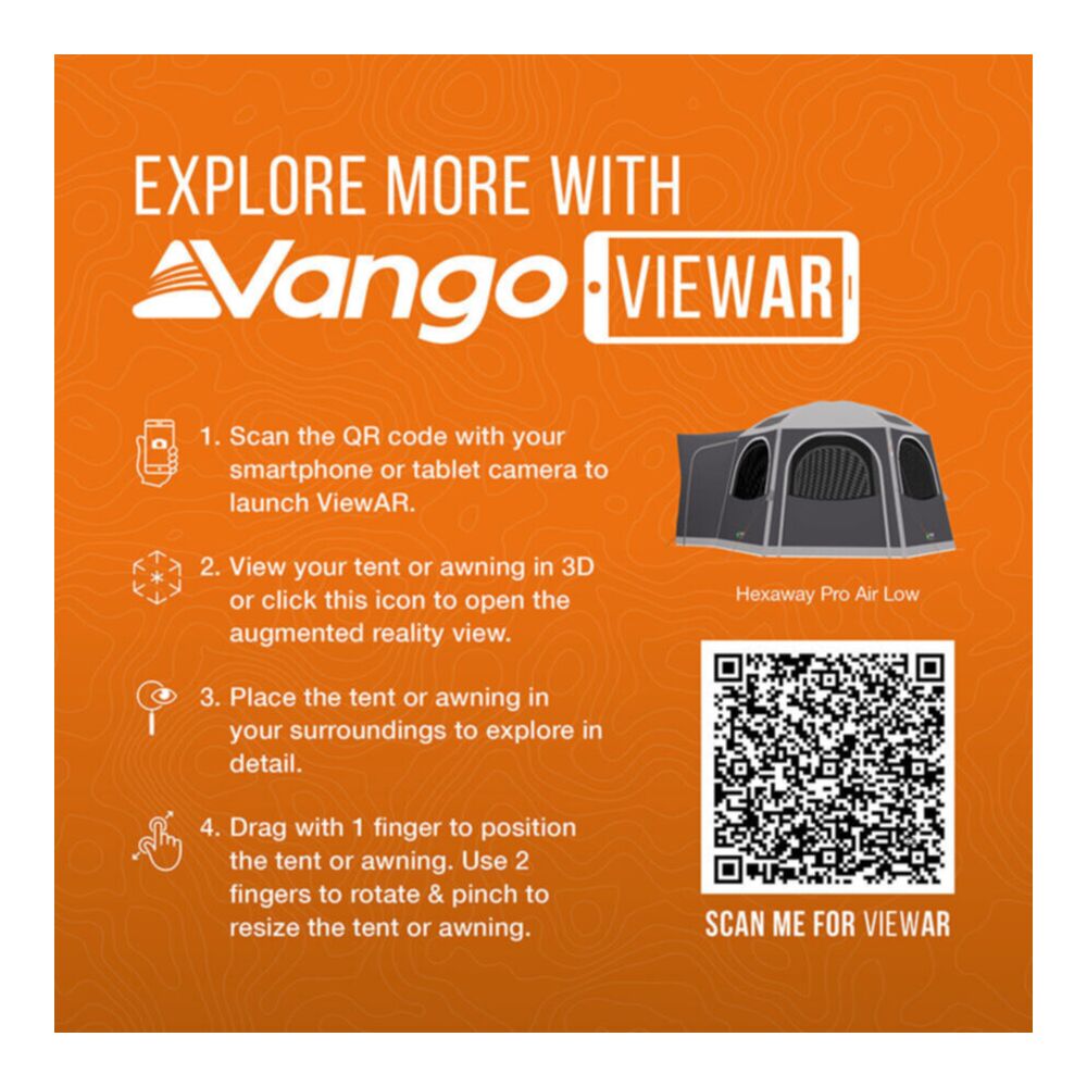 Vango Airbeam Vango Hexaway Pro Air Low Awning