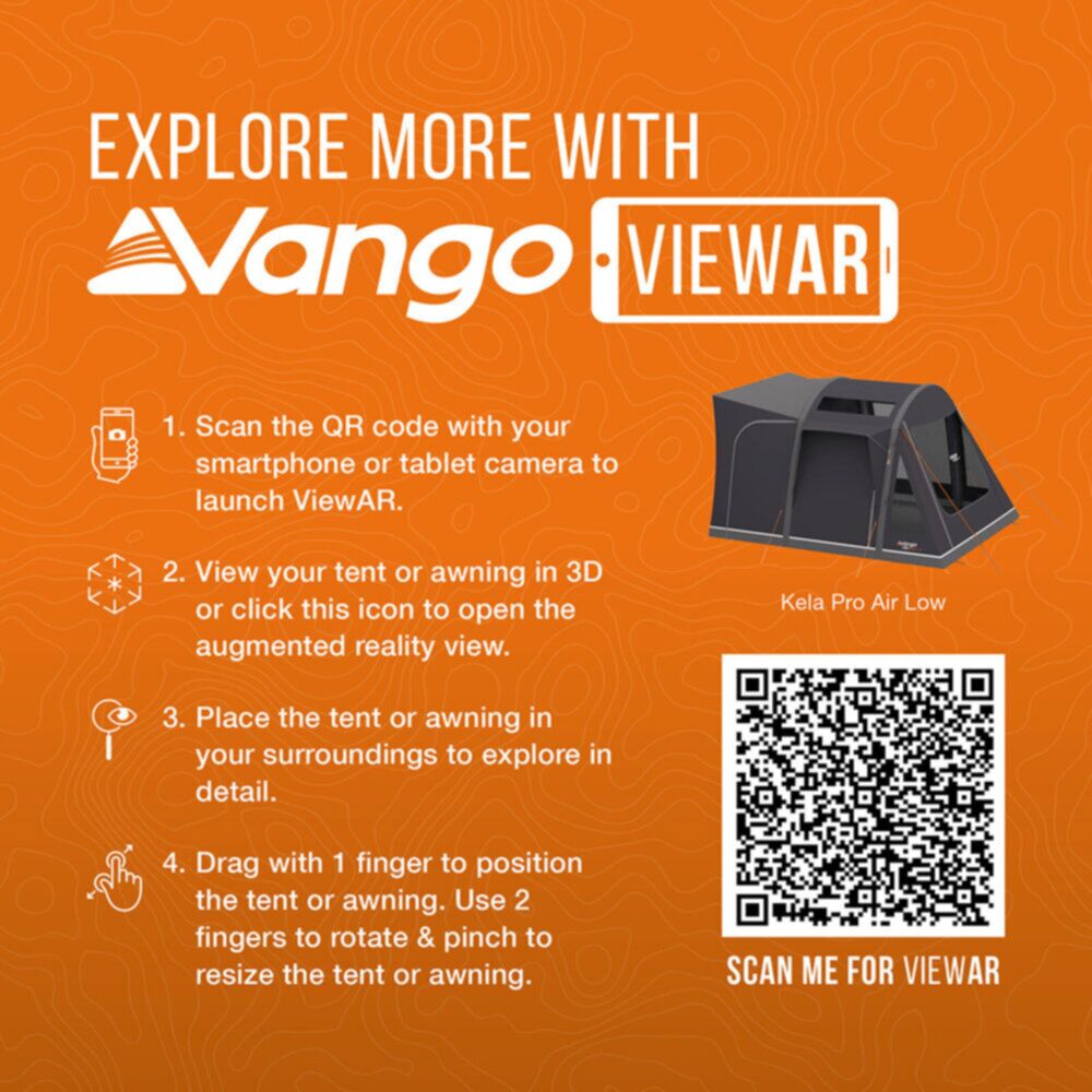 Vango Airbeam Vango Kela Pro Air Awning Low