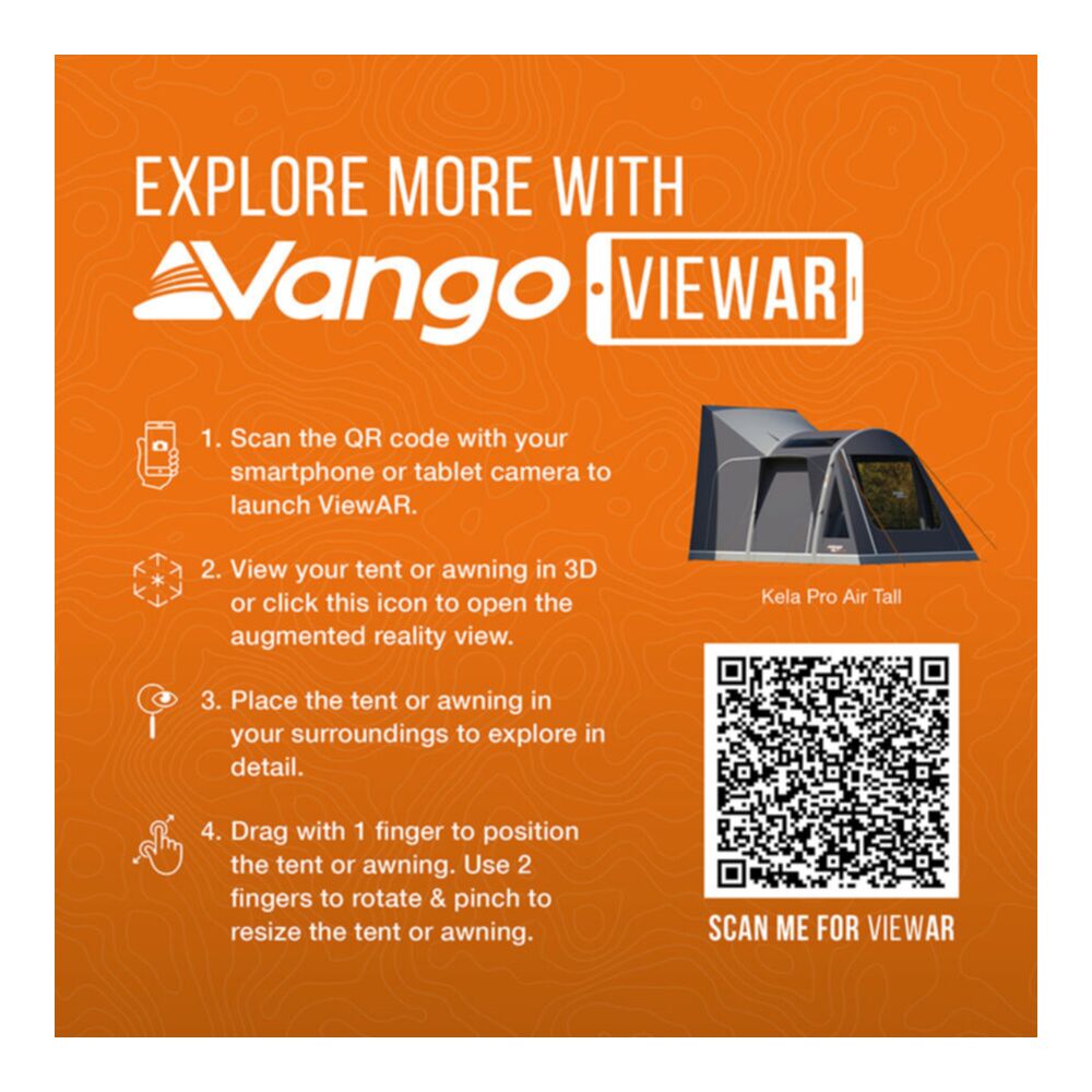 Vango Airbeam Vango Kela Pro Air Awning Tall