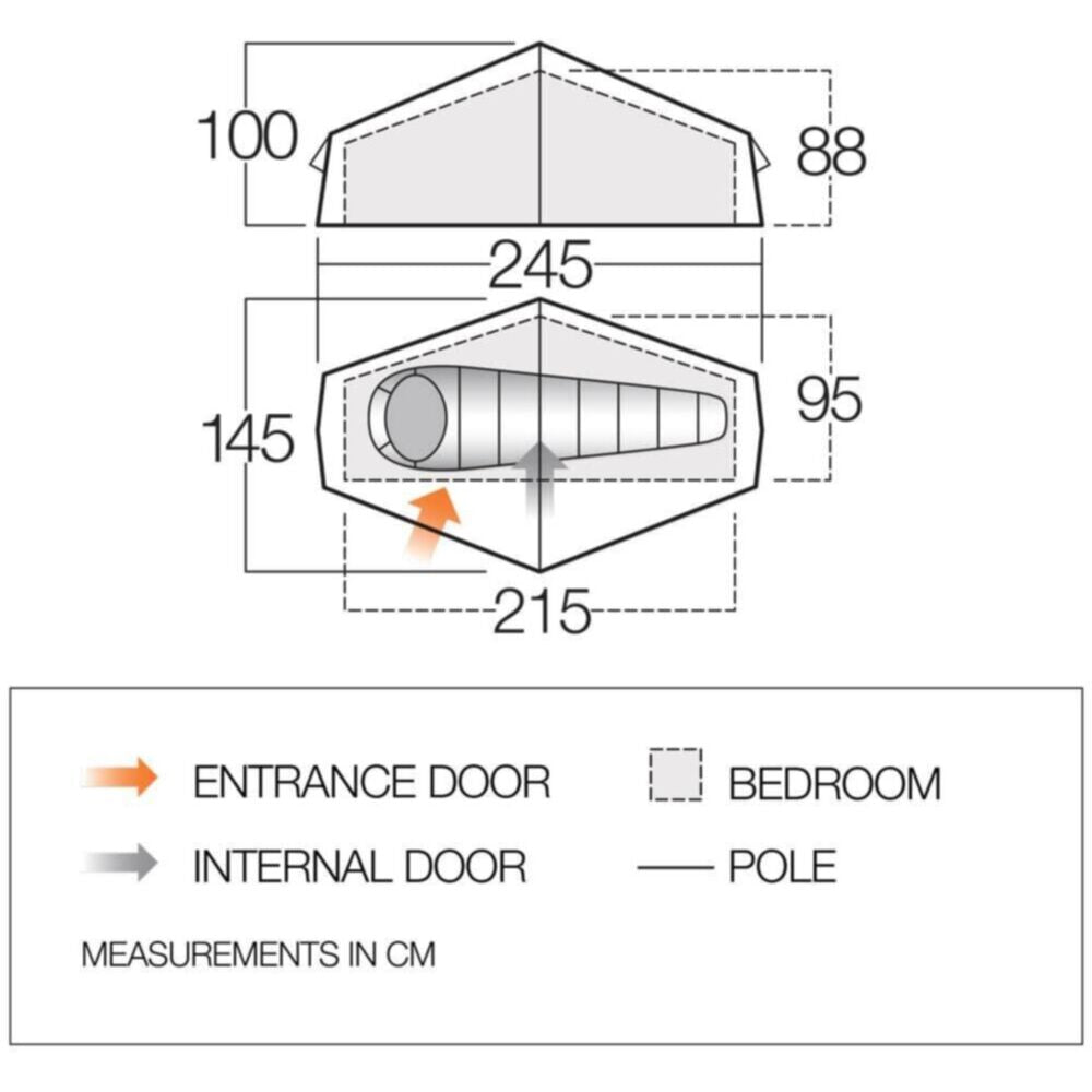  Vango Apex Compact 100 Tent