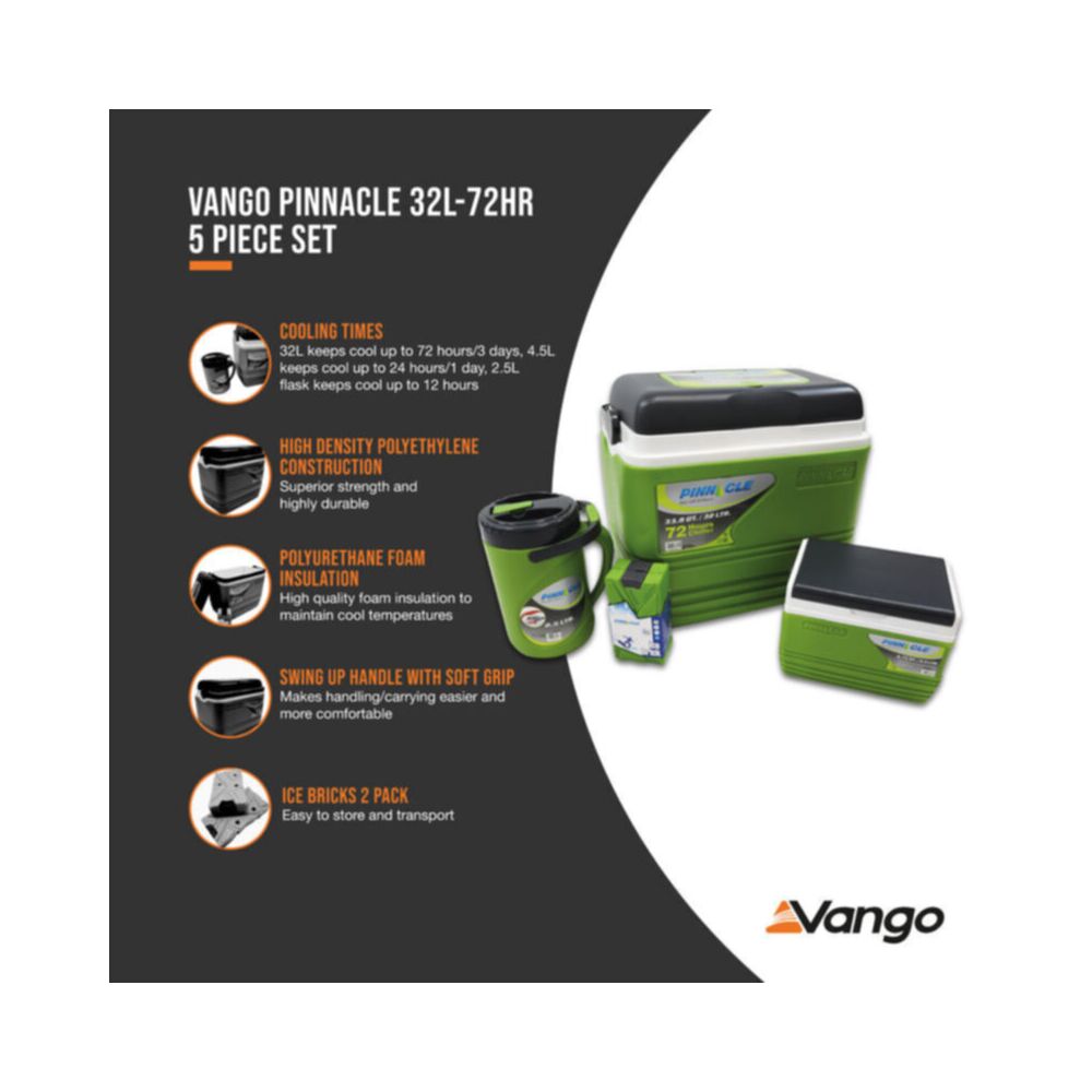  Vango Pinnacle32L-72Hr 5 Piece Set