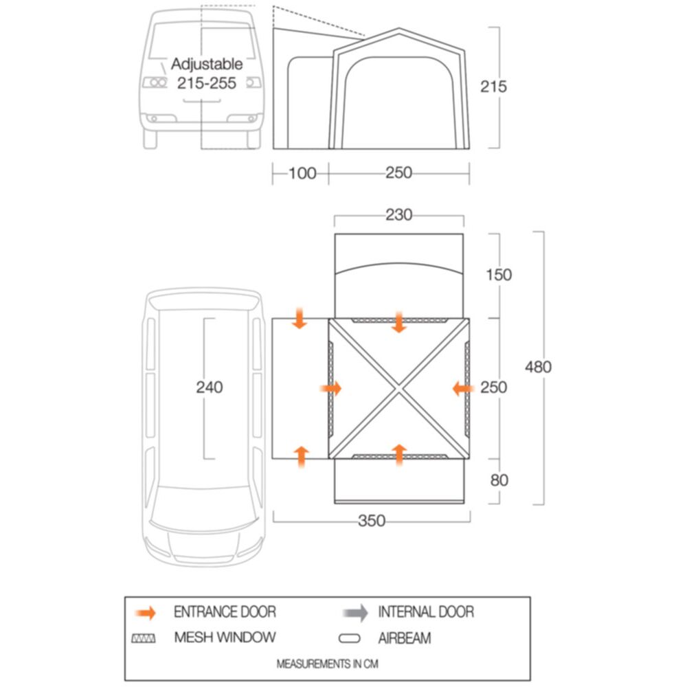  Vango Versos Air Mid Awning