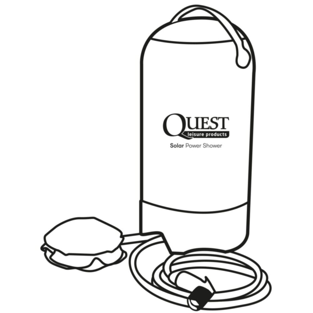  Quest Solar Power Shower, Pet Or Vehicle Cleaner