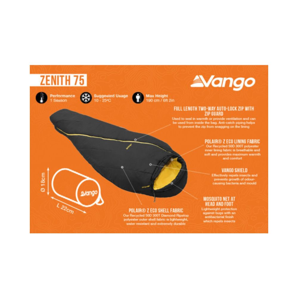  Vango Zenith 75 Sleeping Bag